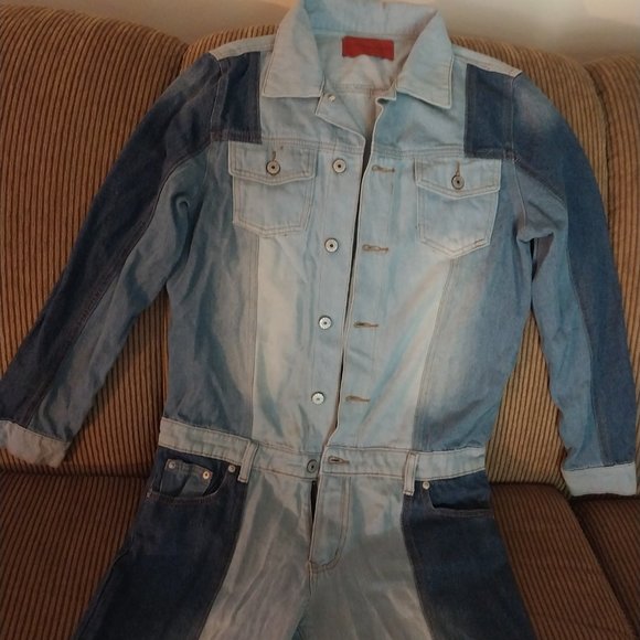 SIGNATURES DENIM JUMPSUIT - Picture 2 of 8